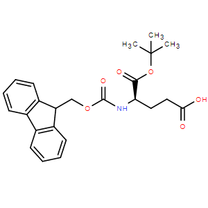 N-(9-芴甲氧羰基)-d-谷氨酸 1-叔丁酯,Fmoc-D-Glu-OtBu