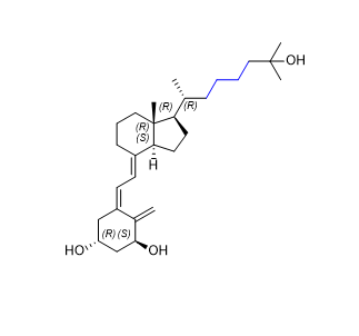 骨化三醇雜質(zhì)02,(1R,3S,Z)-5-(2-((1R,3aS,7aR,E)-1-((R)-7-hydroxy-7-methyloctan-2-yl)-7a-methyloctahydro-4H-inden-4-ylidene)ethylidene)-4-methylenecyclohexane-1,3-diol