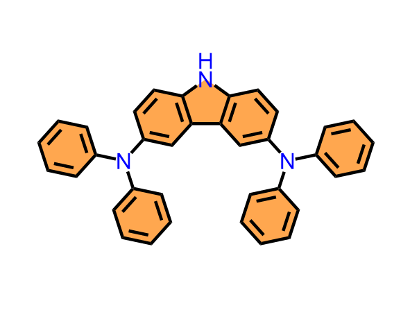 3,6-(二苯胺基)咔唑,N3,N3,N6,N6-tetraphenyl-9H-carbazole-3,6-diamine