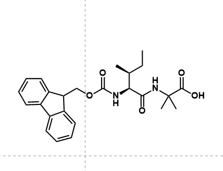 FMOC-ILE-AIB-OH,2-[(2S,3S)-2-({[(9H-fluoren-9-yl)methoxy]carbonyl}amino)-3-methylpentanamido]-2-methylpropanoic acid