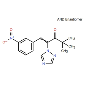 4,4-dimethyl-1-(3-nitrophenyl)-2-(1H-1,2,4-triazol-1-yl)-1-penten-3-one