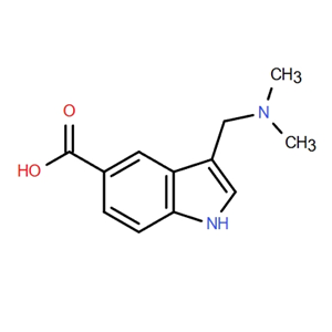 3-((dimethylamino)methyl)-1H-indole-5-carboxylic acid