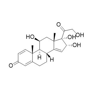 布地奈德杂质25,(8R,9S,10R,11S,13S,16R,17S)-11,16,17-trihydroxy-17-(2-hydroxyacetyl)-10,13-dimethyl-6,7,8,9,10,11,12,13,16,17-decahydro-3H-cyclopenta[a]phenanthren-3-one