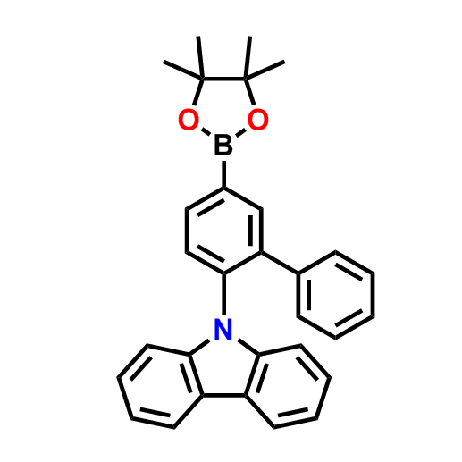 9-[5-(硼酸頻那醇酯)[1,1'-聯(lián)苯]-2-基]-9H-咔唑,9-(5-(4,4,5,5-tetramethyl-1,3,2-dioxaborolan-2-yl)-[1,1'-biphenyl]-2-yl)-9H-carbazole