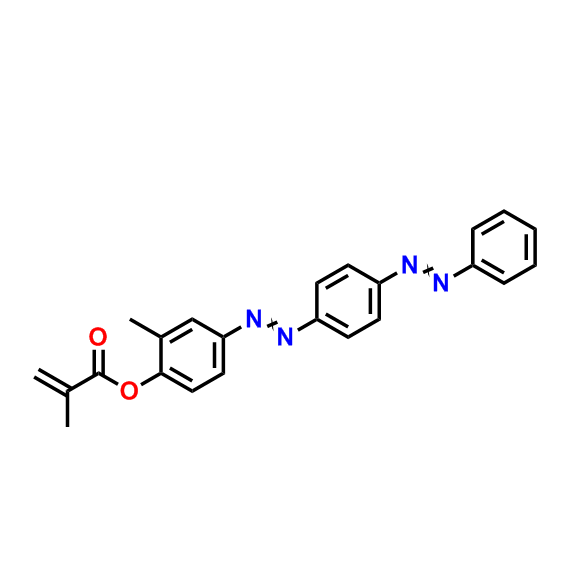 2-甲基-4-((4-(苯基偶氮)苯基)偶氮)苯基 甲基丙烯酸酯,2-Methyl-4-((4-(phenyldiazenyl)phenyl)diazenyl)phenyl methacrylate