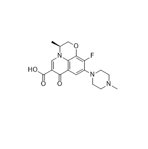 左氧氟沙星雜質(zhì) G01,(S)-10-fluoro-3-methyl-9-(4-methylpiperazin-1-yl)-7-oxo-2,3-dihydro7H-[1,4]oxazino[2,3,4-ij]quinoline-6-carboxylic acid