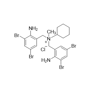 溴己新雜質(zhì)18,N,N-bis(2-amino-3,5-dibromobenzyl)-N-methylcyclohexanaminium chloride