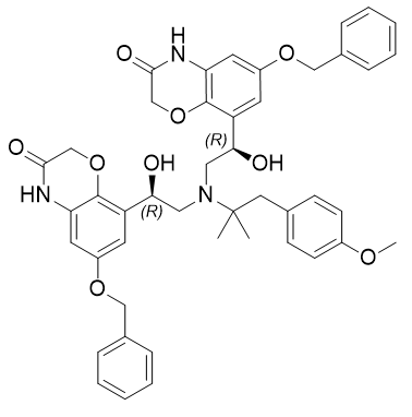 奧達(dá)特羅雜質(zhì)13,8,8'-((1R,1'R)-((1-(4-methoxyphenyl)-2-methylpropan-2-yl)azanediyl)bis(1-hydroxyethane-2,1-diyl))bis(6-(benzyloxy)-2H-benzo[b][1,4]oxazin-3(4H)-one)