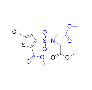 氯诺昔康杂质 16,dimethyl 2,2'-(((5-chloro-2-(methoxycarbonyl)thiophen-3-yl)sulfonyl) azanediyl)diacetate