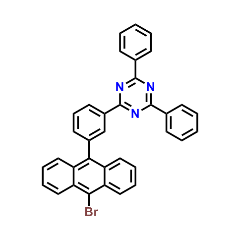 2-(3-(10-溴蒽-9-基)苯基)-4,6-苯基-1,3,5-三嗪,2-[3-(10-bromo-9-anthracenyl)phenyl]-4,6-diphenyl-1,3,5-Triazine