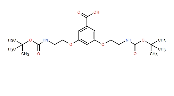 3,5-雙[2-(BOC-氨基)乙氧基]苯甲酸,3,5-BIS[2-(BOC-AMINO)ETHOXY]-BENZOIC ACID