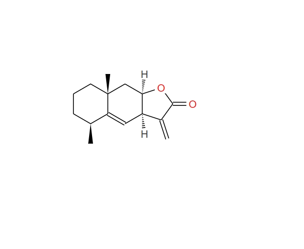 土木香內(nèi)酯,[3aR-(3a,5,8a,9a)]-3a,5,6,7,8,8a,9,9a-octahydro-5,8a-dimethyl-3-methylenenaphtho[2,3-b]furan-2(3H)-one