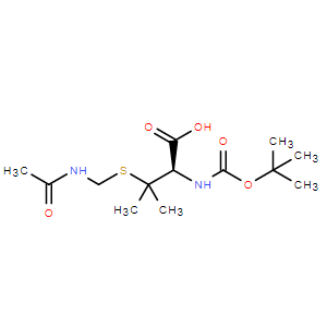 (R)-3-((乙酰氨基甲基)硫基)-2-((叔丁氧羰基)氨基)-3-甲基丁酸,(R)-3-((Acetamidomethyl)thio)-2-((tert-butoxycarbonyl)amino)-3-methylbutanoic acid