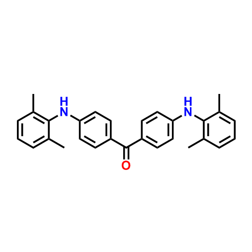 雙[4-(2,6-二甲基苯基)氨基]苯基]甲酮,Bis[4-[(2,6-dimethylphenyl)amino]phenyl]methanone