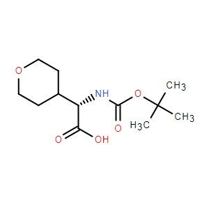 (S)-2-((叔丁氧羰基)氨基)-2-(四氢-2H-吡喃-4-基)乙酸,(S)-2-((tert-Butoxycarbonyl)amino)-2-(tetrahydro-2H-pyran-4-yl)acetic acid