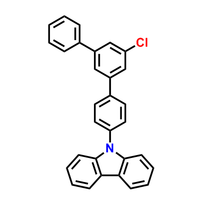 9-(5'-氯-[1,1':3',1''-三聯(lián)苯基]-4-基)-9H-咔唑,9-(5'-chloro-[1,1':3',1''-terphenyl]-4-yl)-9H-carbazole