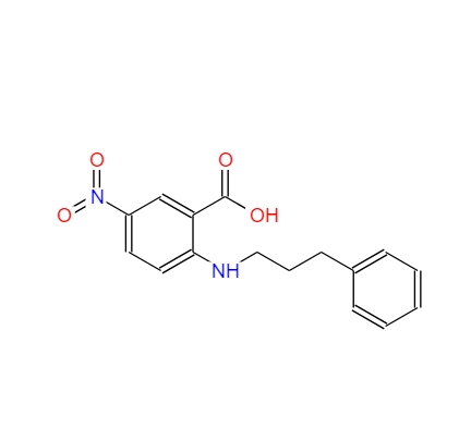 5-硝基-2-((3-苯基丙基)氨基)苯甲酸,5-nitro-2-((3-phenylpropyl)amino)benzoic acid