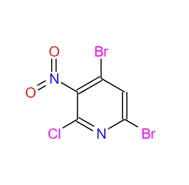 4,6-二溴-2-氯-3-硝基吡啶,4,6-dibromo-2-chloro-3-nitropyridine