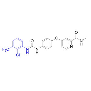 索拉非尼雜質(zhì)11,4-(4-(3-(2-chloro-3-(trifluoromethyl)phenyl)ureido)phenoxy)-N-methyl picolinamide