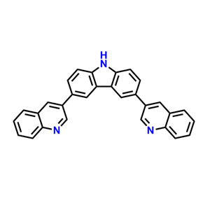 3,6-二-喹啉-3-基-9H-咔唑