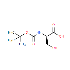 (R)-2-((叔丁氧羰基)氨基)-3-羥基丙酸,Boc-D-Ser-OH