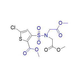 氯諾昔康雜質(zhì) 16,dimethyl 2,2'-(((5-chloro-2-(methoxycarbonyl)thiophen-3-yl)sulfonyl) azanediyl)diacetate