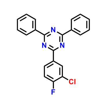 2-(3-chloro-4-fluorophenyl)-4,6-diphenyl-1,3,5-triazine,2-(3-chloro-4-fluorophenyl)-4,6-diphenyl-1,3,5-triazine