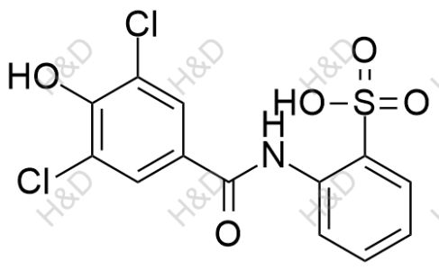 多替諾德雜質46,2-(3,5-dichloro-4-hydroxybenzamido)benzenesulfonic acid