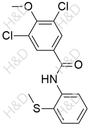 多替诺德杂质47,3,5-dichloro-4-methoxy-N-(2-(methylthio)phenyl)benzamide