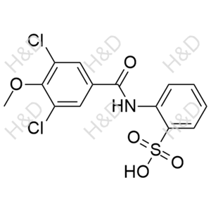 2-(3,5-dichloro-4-methoxybenzamido)benzenesulfonic acid	多替诺德杂质51