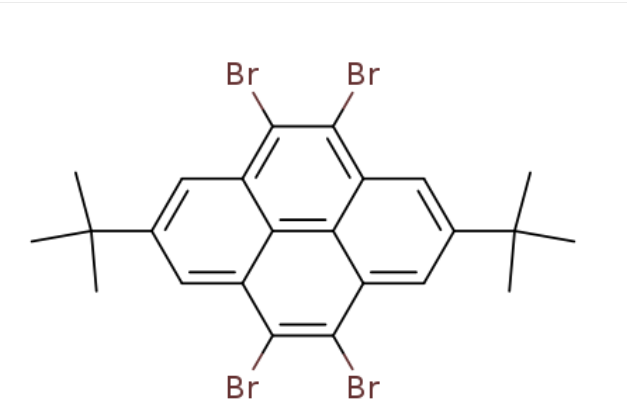 2、7-二叔丁基4、5、9、10-四溴戊烯,2,7-di-tert-butyl-4,5,9,10-tetrabromopyrene