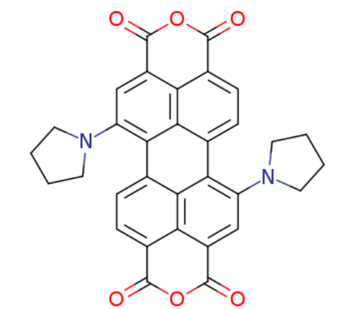 1、7-二吡咯烷二基乙-3、4：9、10-四羧酸二氫酸酐,1,7-dipyrrolidinylperylene-3,4:9,10-tetracarboxylic acid bisanhydride