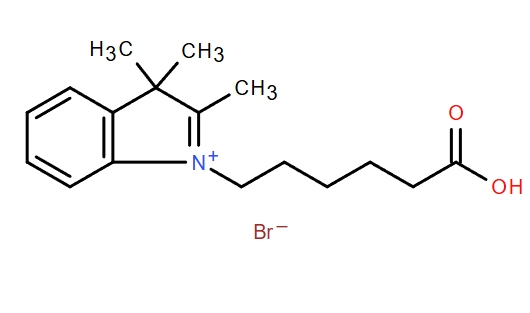 6-(2,3,3-三甲基吲哚-1-鎓-1-基)己酸溴化物,6-(2,3,3-TRIMETHYLINDOL-1-YL)-HEXANOIC ACID BROMIDE