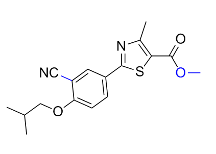 非布索坦杂质56,methyl 2-(3-cyano-4-isobutoxyphenyl)-4-methylthiazole-5-carboxylate