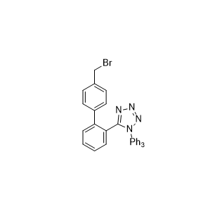 非馬沙坦雜質(zhì)B,5-(4'-(bromomethyl)-[1,1'-biphenyl]-2-yl)-1-trityl-1H-tetrazole