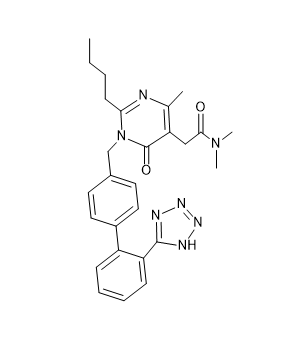 非馬沙坦雜質(zhì)E,2-(1-((2'-(1H-tetrazol-5-yl)-[1,1'-biphenyl]-4-yl)methyl)-2-butyl-4-methyl-6-oxo-1,6-dihydropyrimidin-5-yl) -N,N-dimethylacetamide