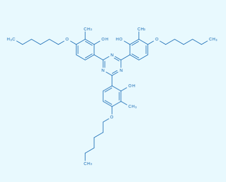 6,6',6''-(1,3,5-三嗪-2,4,6-三基)三(3-(己氧基)-2-甲基苯酚,2,2,2-(1,3,5-Triazine-2,4,6-triyl)tris[5-(hexyloxy)-6-methylphenol]