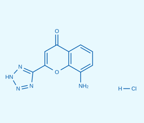 8-氨基-4-酮-2-四氮唑-5-基-4H-1-苯并吡难盐酸盐,8-Amino-2-(2H-tetrazol-5-yl)-4H-chromen-4-one Hydrochloride