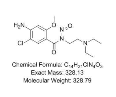 N-亞硝基甲氧氯普胺,N-nitrosomethoxychlorpromazine