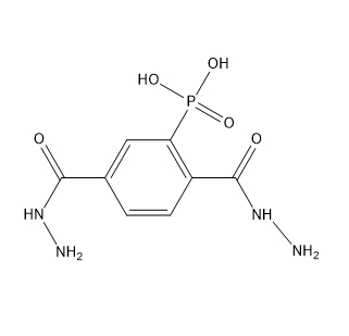 (2,5-di(hydrazinecarbonyl)phenyl)phosphonic acid,(2,5-di(hydrazinecarbonyl)phenyl)phosphonic acid