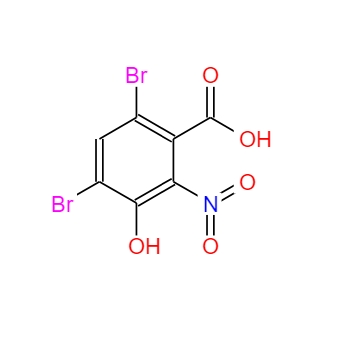 4,6-二溴-3-羥基-2-硝基苯甲酸,4,6-dibromo-3-hydroxy-2-nitrobenzoic acid