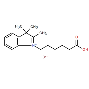 6-(2,3,3-三甲基吲哚-1-鎓-1-基)己酸溴化物