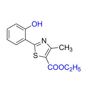 非布索坦雜質(zhì)59,ethyl 2-(2-hydroxyphenyl)-4-methylthiazole-5-carboxylate