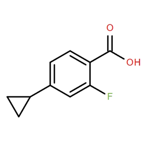 4-cyclopropyl-2-fluorobenzoic acid,4-cyclopropyl-2-fluorobenzoic acid