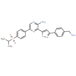 2-Pyrazinamine, 3-[3-[4-(aminomethyl)phenyl]-5-isoxazolyl]-5-[4-[(1-methylethyl)sulfonyl]phenyl]-