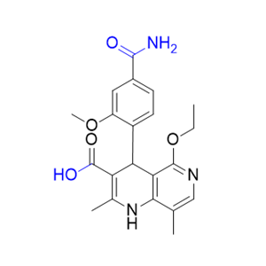 非奈利酮雜質(zhì)18,4-(4-carbamoyl-2-methoxyphenyl)-5-ethoxy-2,8-dimethyl-1,4-dihydro-1,6-naphthyridine-3-carboxylic acid