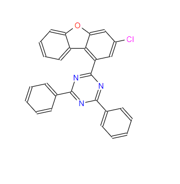 2-(3-氯 -1-二苯并呋喃基) -4,6-二苯基 -1,3,5-三嗪,2-(3-chlorodibenzo[b,d]furan-1-yl)-4,6-diphenyl-1,3,5-triazine