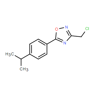 3-(氯甲基)-5-(4-異丙基苯基)-1,2,4-惡二唑,3-(Chloromethyl)-5-(4-isopropylphenyl)-1,2,4-oxadiazole