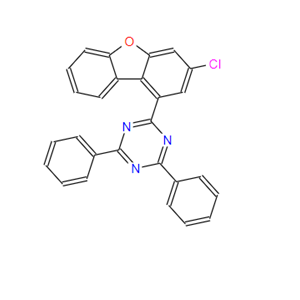 2-(3-氯 -1-二苯并呋喃基) -4,6-二苯基 -1,3,5-三嗪；2247123-78-8；2-(3-chlorodibenzo[b,d]furan-1-yl)-4,6-diphenyl-1,3,5-triazine