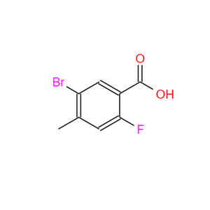 5-溴-2-氟-4-甲基苯甲酸;515135-65-6;5-Bromo-2-fluoro-4-methylbenzoic acid